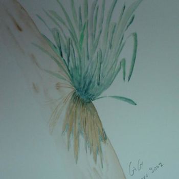 Peinture intitulée "ananas sauvage des…" par Gigi, Œuvre d'art originale