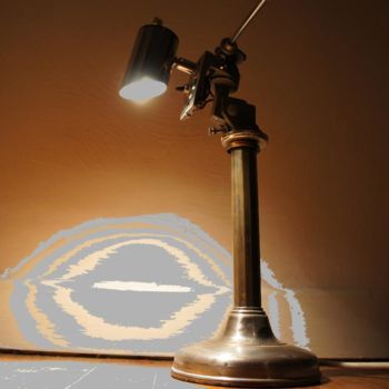 Художественная композиция под названием "lampe" - Gil 2 Lérins, Подлинное произведение искусства, Объекты