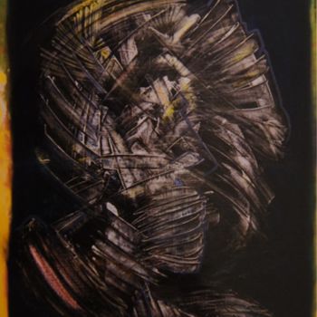 Peinture intitulée "la momie" par Gil 2 Lérins, Œuvre d'art originale, Acrylique