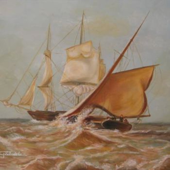 Painting titled "Rencontre de deux V…" by Gil Bartolo, Original Artwork