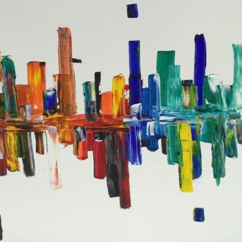 Painting titled "Skyline" by Benoist, Original Artwork