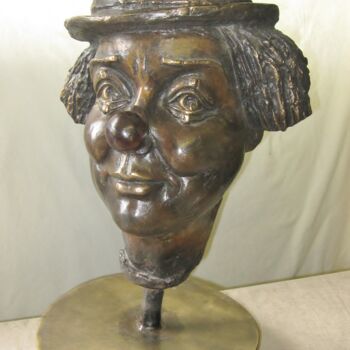 Sculpture titled "Annie FRATELLINI -…" by Gilbert Liblin, Original Artwork, Bronze