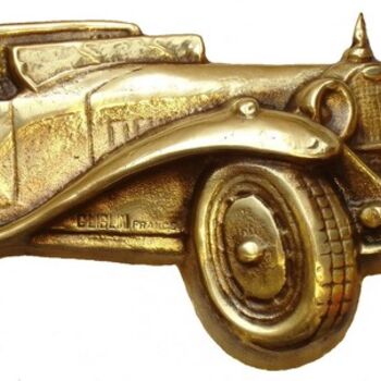 제목이 "BUGATTI Royale 1930"인 조형물 Gilbert Liblin로, 원작, 금속
