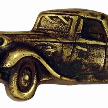 Sculpture titled "TRACTION AVANT cabr…" by Gilbert Liblin, Original Artwork, Metals