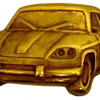 Scultura intitolato "PANHARD PL 24" da Gilbert Liblin, Opera d'arte originale, Metalli