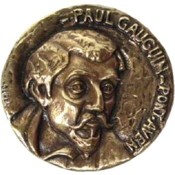 Escultura intitulada "Paul GAUGUIN  -  PO…" por Gilbert Liblin, Obras de arte originais, Bronze