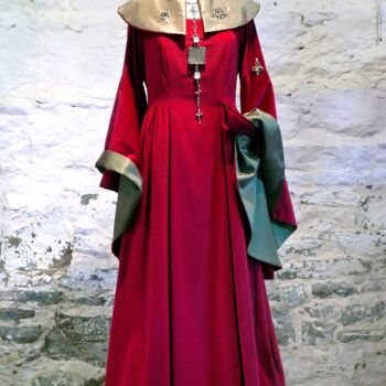 纺织艺术 标题为“Anne de BRETAGNE -…” 由Gilbert Liblin, 原创艺术品, 布