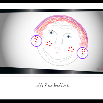 Цифровое искусство под названием "'' mA Red beA'uté ''" - Gil'Ber Pautler, Подлинное произведение искусства, 2D Цифровая Раб…