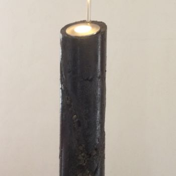 Design intitulée "BLACK CYLINDER N°3" par Gildas Husson, Œuvre d'art originale