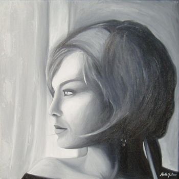 Pintura titulada "Portrait" por Marta Gillner, Obra de arte original, Otro