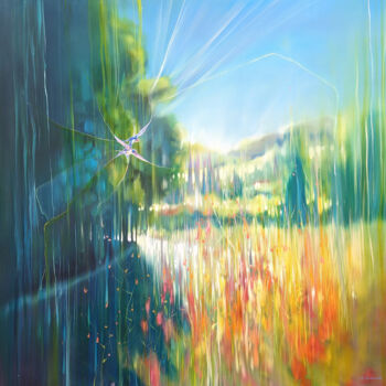 제목이 "The Final Gift of S…"인 미술작품 Gill Bustamante로, 원작, 기름 나무 들것 프레임에 장착됨