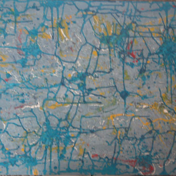 Painting titled "Synapses.jpg" by Gilles Coullet, Original Artwork, Oil