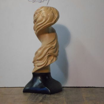 Sculpture titled "Porte spiralée de l…" by Gilles Deygout, Original Artwork