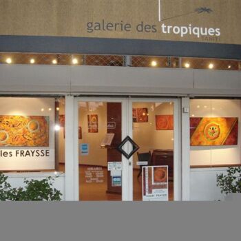 Schilderij getiteld "expo-galerie-des-tr…" door Gilles Fraysse, Origineel Kunstwerk