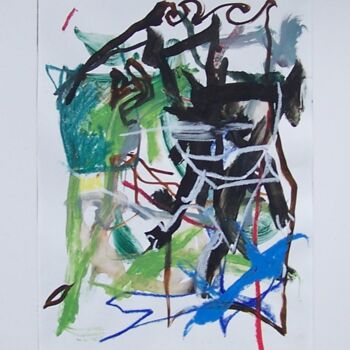 Peinture intitulée "Musical Mood 0010" par Gilles Glaçon, Œuvre d'art originale, Acrylique