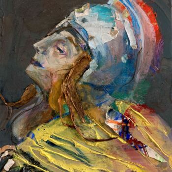 Картина под названием "Minerve" - Gilles Glaçon, Подлинное произведение искусства, Акрил Установлен на Деревянная рама для н…
