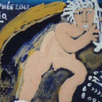 Peinture intitulée "Orphée 2012" par Gilles Piquereau, Œuvre d'art originale, Huile