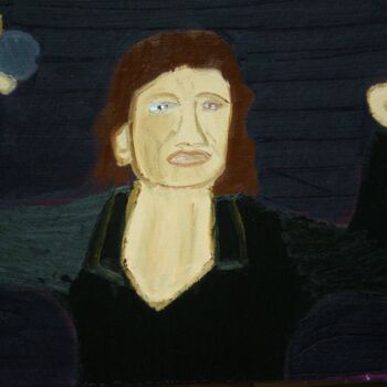 Картина под названием "Mick Jagger (Rollin…" - Gilles Piquereau, Подлинное произведение искусства, Масло