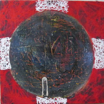 Painting titled "Globule" by Gilles Quere, Original Artwork, Acrylic