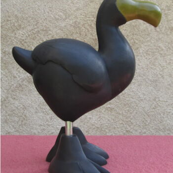 Sculpture titled "Dodo" by Gilles Quere, Original Artwork, Polymer clay