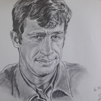 Dessin intitulée "Portrait de Jean Pa…" par Gilles Staub (LeCrayonAgile), Œuvre d'art originale, Crayon