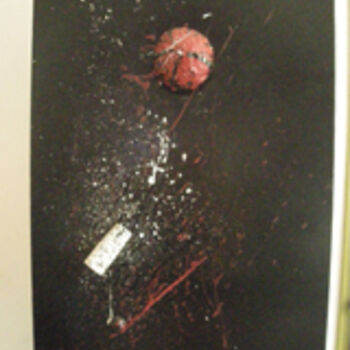 Malerei mit dem Titel "Le Lien" von Gilles Bictel, Original-Kunstwerk, Öl