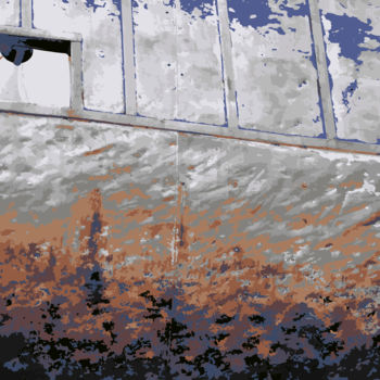 Digital Arts titled "sans titre . Abstra…" by Gilles Mével, Original Artwork, Digital Painting Mounted on Plexiglass