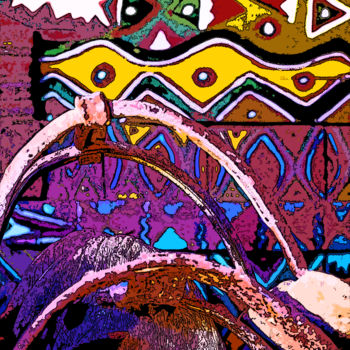 Digital Arts titled "sans titre . Maroc…" by Gilles Mével, Original Artwork, 2D Digital Work Mounted on Plexiglass