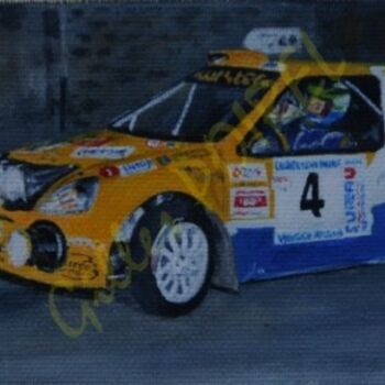 Peinture intitulée "RALLYE DU GIER 2009…" par Gilles Poirel, Œuvre d'art originale