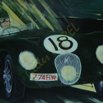 Peinture intitulée "24HEURES DU MANS 19…" par Gilles Poirel, Œuvre d'art originale