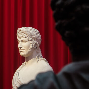 Fotografia zatytułowany „statues at stage” autorstwa Gilliard Bressan, Oryginalna praca, Fotografia cyfrowa