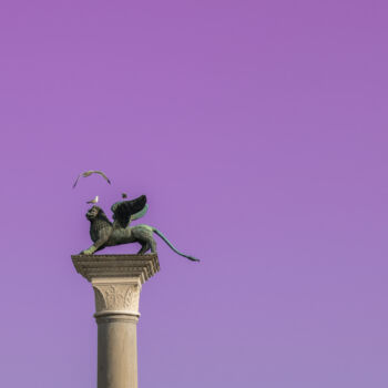 Photographie intitulée "Lion of Venice" par Gilliard Bressan, Œuvre d'art originale, Photographie numérique