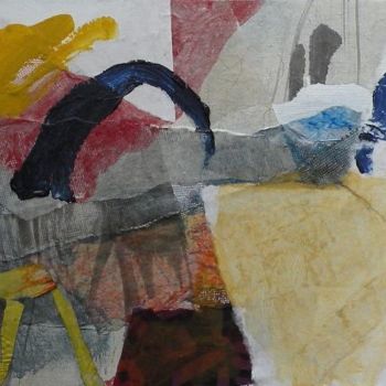 Malerei mit dem Titel "Collage 9.2010" von Gimalac, Original-Kunstwerk, Öl
