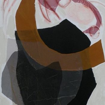 Peinture intitulée "Collage 9.2011" par Gimalac, Œuvre d'art originale, Huile