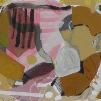 Painting titled "Collage 13.2011" by Gimalac, Original Artwork, Oil