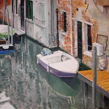 Pittura intitolato "Venecia" da Gimeno, Opera d'arte originale, Olio