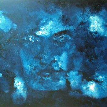Pintura titulada "Blue" por Gina Lafont, Obra de arte original, Oleo