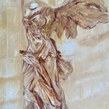 Peinture intitulée "Winged Victory of S…" par Gina Son, Œuvre d'art originale, Huile