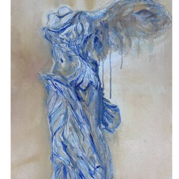 Painting titled "Winged Victory of S…" by Gina Son, Original Artwork, Oil
