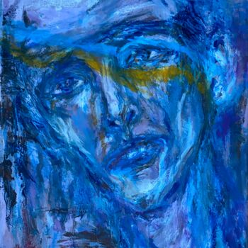 Painting titled "Courage of Ukraine…" by Gina Son, Original Artwork, Oil