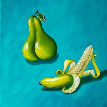 Pintura titulada "Mature fruit" por Alena Goncharova (Gindylla), Obra de arte original, Oleo