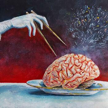 "Brain" başlıklı Tablo Alena Goncharova (Gindylla) tarafından, Orijinal sanat, Petrol