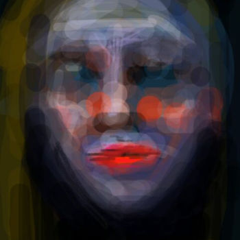 Digital Arts με τίτλο "a shadow of me" από Ginev Da Gripò, Αυθεντικά έργα τέχνης, Ψηφιακή ζωγραφική