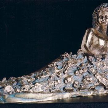 Scultura intitolato "La bella" da Gioba, Opera d'arte originale, Colaggio