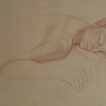 Disegno intitolato "Dormiente" da Gioia Concetta, Opera d'arte originale, Altro
