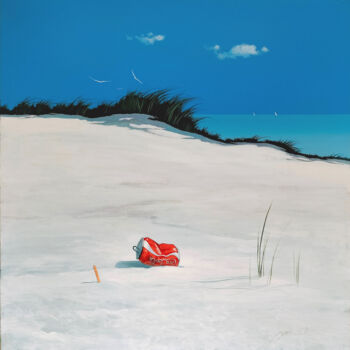 Schilderij getiteld "dune bianche" door Gio Mondelli, Origineel Kunstwerk, Acryl
