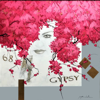 Painting titled "Gypsy" by Gio Mondelli, Original Artwork, Acrylic