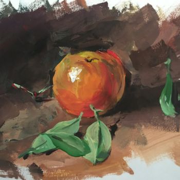 "Apple" başlıklı Tablo Giorgi Kikvadze tarafından, Orijinal sanat, Guaş boya