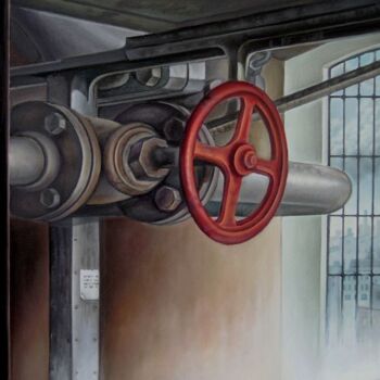 "Metallurgia 4" başlıklı Tablo Giorgio Cavalieri tarafından, Orijinal sanat, Petrol