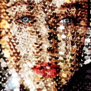 Цифровое искусство под названием "brilliantwoman" - Giorgio Di Fini, Подлинное произведение искусства, Фотомонтаж